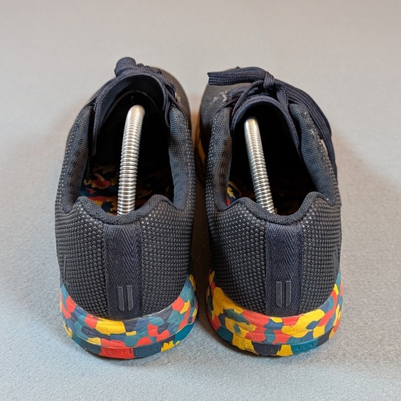 NOBULL Wild Trainers Size M 10.5 W 12 Gym CrossFit Shoes Black Multi Color Camo - Picture 4 of 6